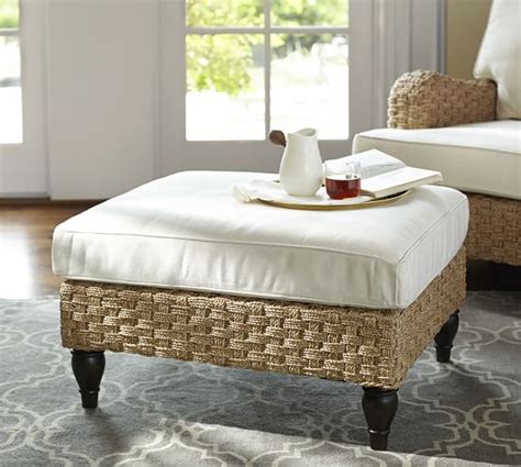 pottery barn ottoman|pottery barn large ottoman trays.